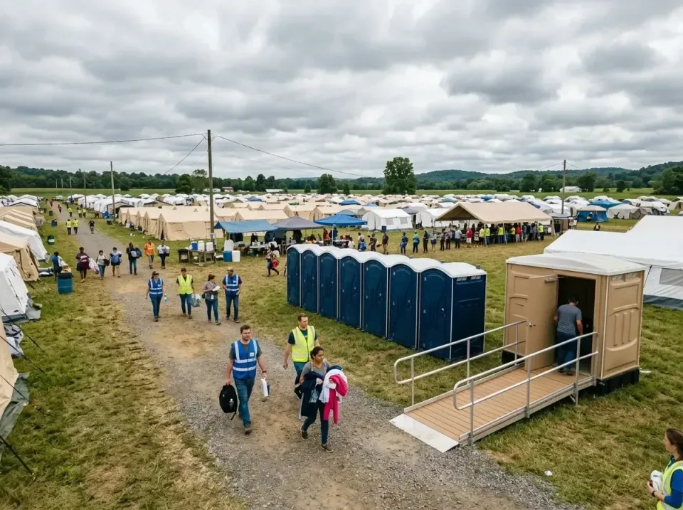 disaster-relief-camp-restrooms-010 — frequently asked questions, Dumpster & Portable Bathrooms Rental in Riva, MD